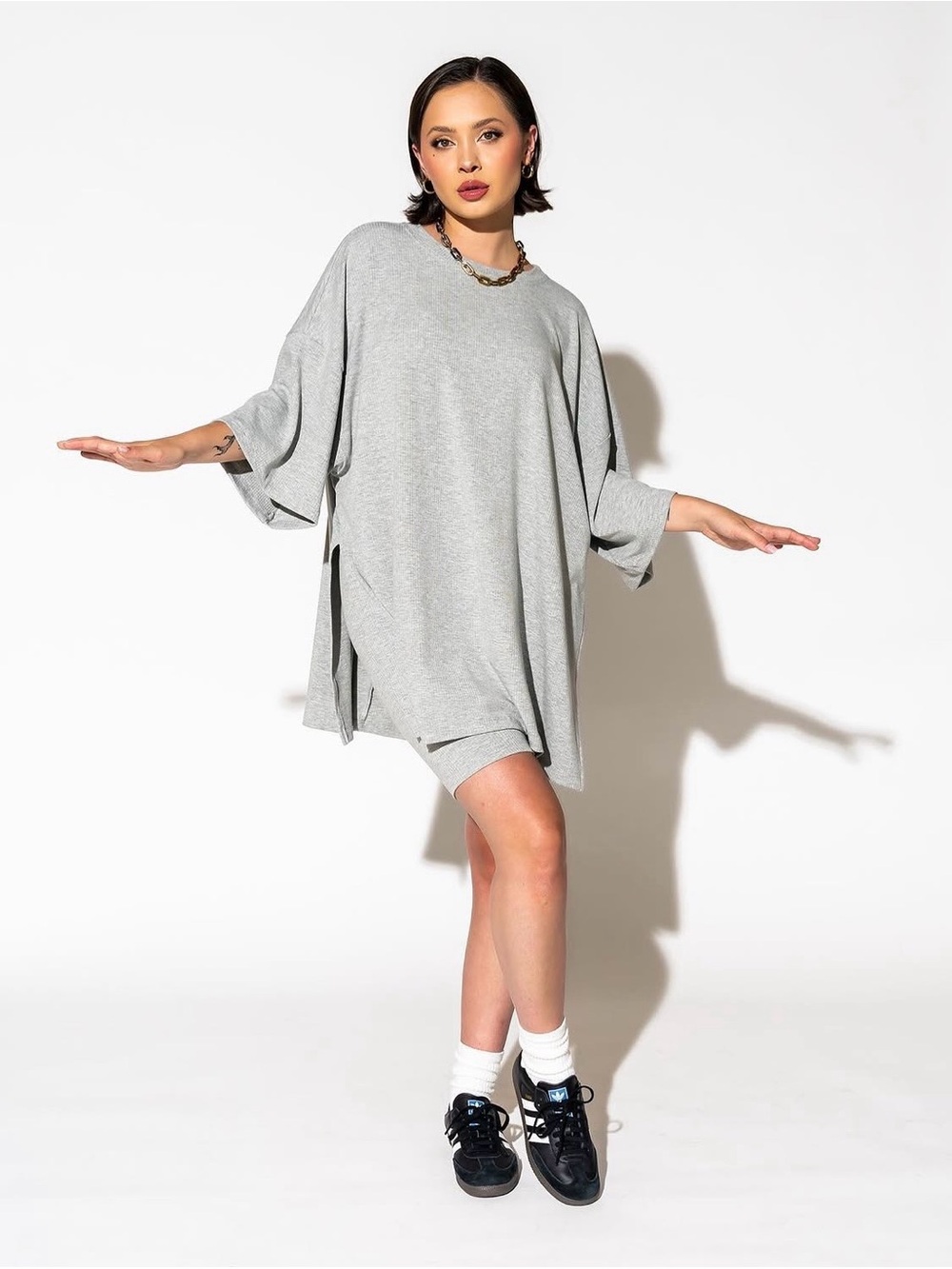 Dressed in LALA Ribbed Malone Set